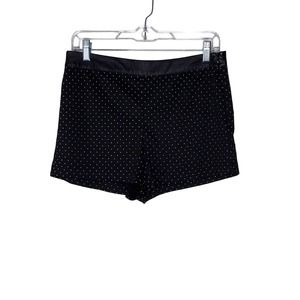 Forever 21 Shorts Women Large Black Gold Studded Leather Waistband *